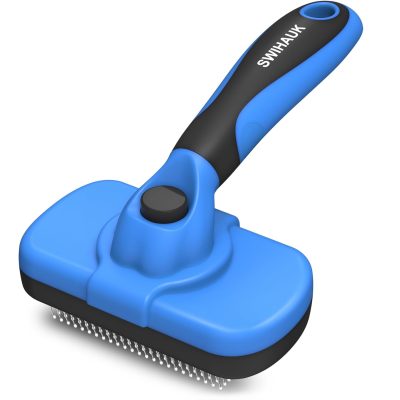 Swihauk Self-Cleaning Slicker Brush for pets grooming